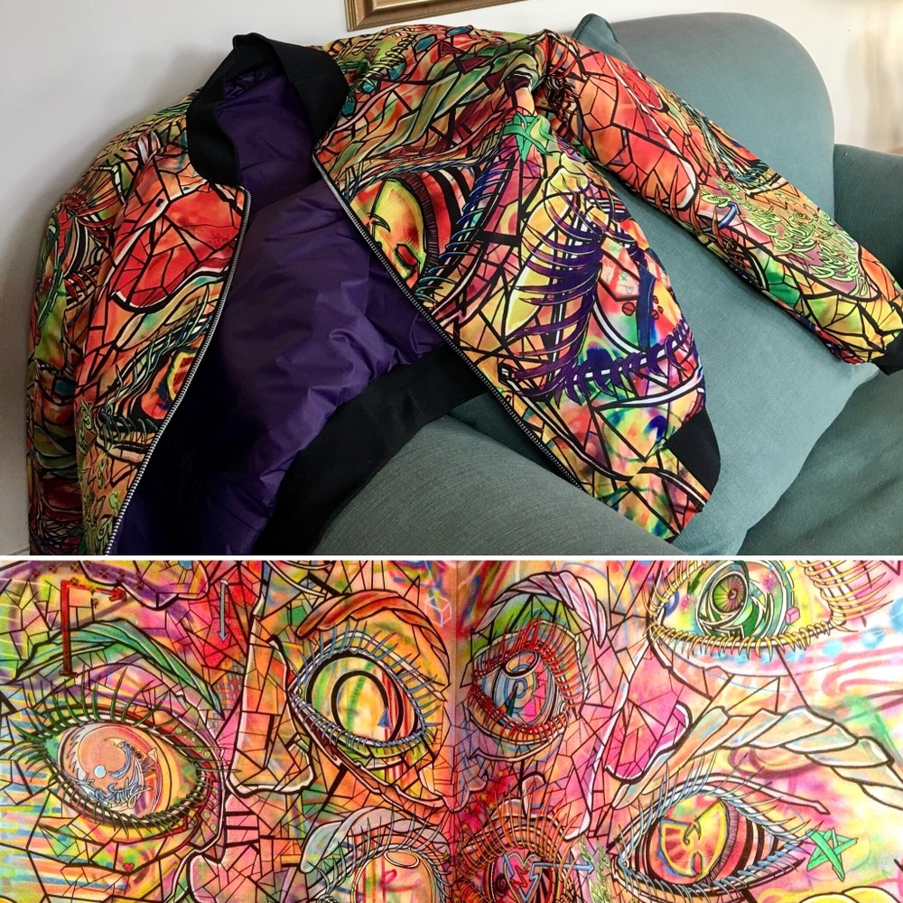 UNISEX♥️limited edition mural jacket by:norm4eva - Picture 5 of 7